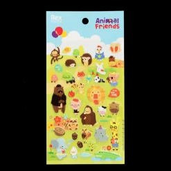 Autocollants gonflés 3D - Animal Friends