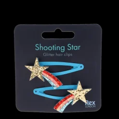 Barrettes à cheveux pailletées Shooting Star (lot de 2)