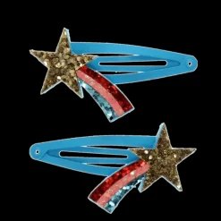 Barrettes à cheveux pailletées Shooting Star (lot de 2)