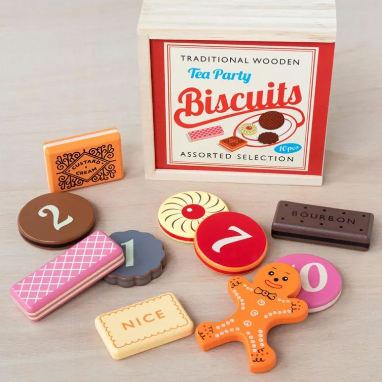 Biscuits Traditionnels en Bois pour Le Goûter