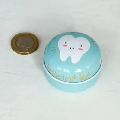 Boite à Dents de Lait Bleue