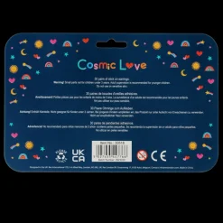Boucles d'oreilles à coller (30 paires) - Cosmic Love