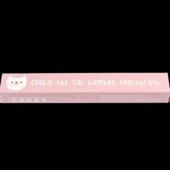 Brosse à Dents en Bambou﻿ pour Enfants Cookie the Cat