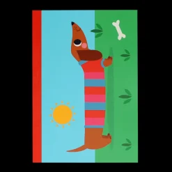 Carnet A5 - Sunny Sausage Dog