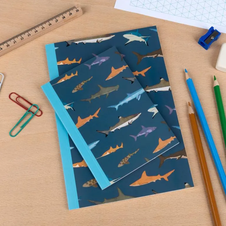 Carnet A6 Ligné Requins