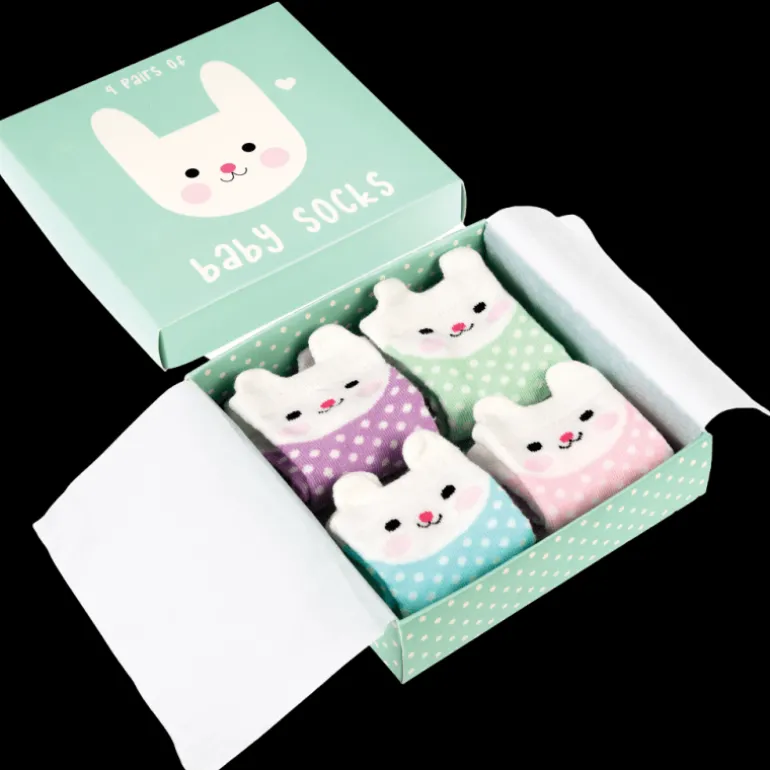Chaussettes Bébé Lapin (4 Paires)