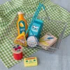 Coffret de courses en bois avec panier