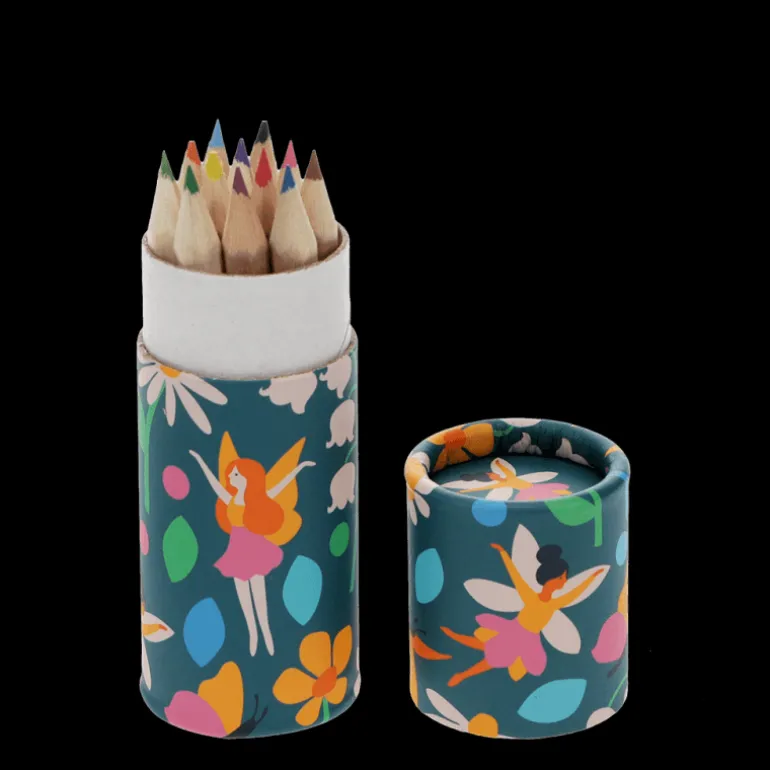 Crayons à Colorier Fairies in the Garden (Ensemble de 12)