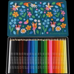 36 Crayons de Coloriage Dans Une Boîte Fairies in the Garden