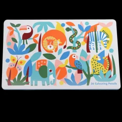 36 Crayons de Coloriage en Boite Wild Wonders