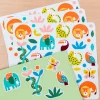 Ensemble de 3 Feuilles d'Autocollants Wild Wonders