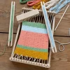 Ensemble de métier à tisser en bois
