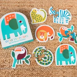 Ensemble de Sept Puzzles Wild Wonders