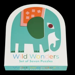 Ensemble de Sept Puzzles Wild Wonders