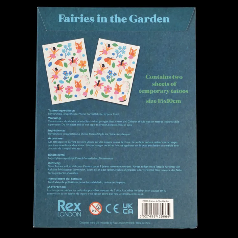 Fairies in the Garden Tatouages Temporaires