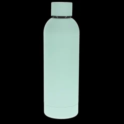 Gourde en acier caoutchoutée 500ml - Bleu coquille d'oeuf