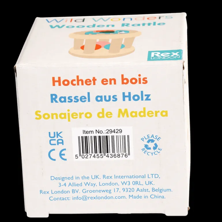 Hochet en Bois Wild Wonders