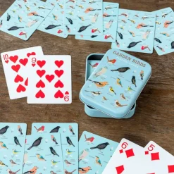 Jeu de Cartes Garden Birds en Boîte Métal