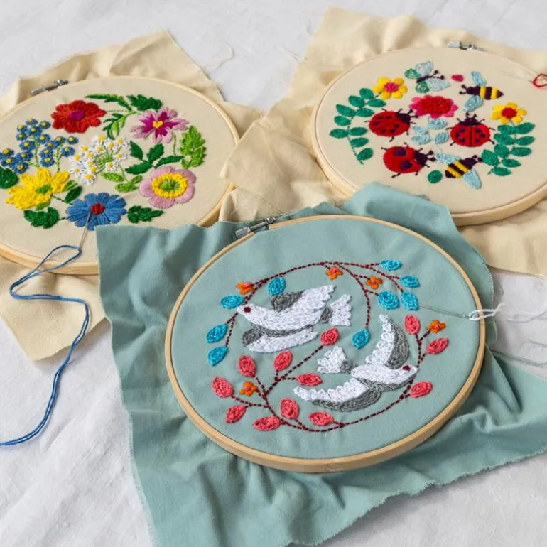 Kit de broderie - Fleurs Sauvages