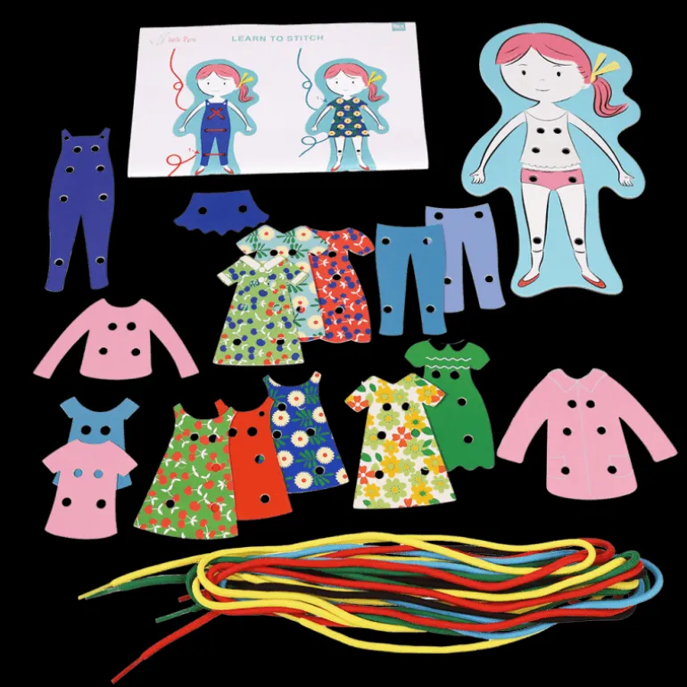Kit d'Habillement Poupee pour Apprendre à Coudre