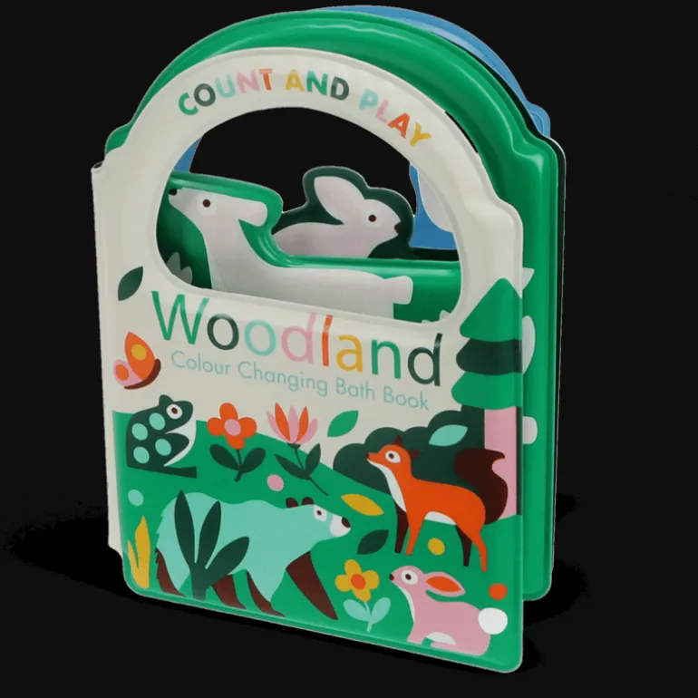 Livre de bain aux couleurs changeantes - Woodland
