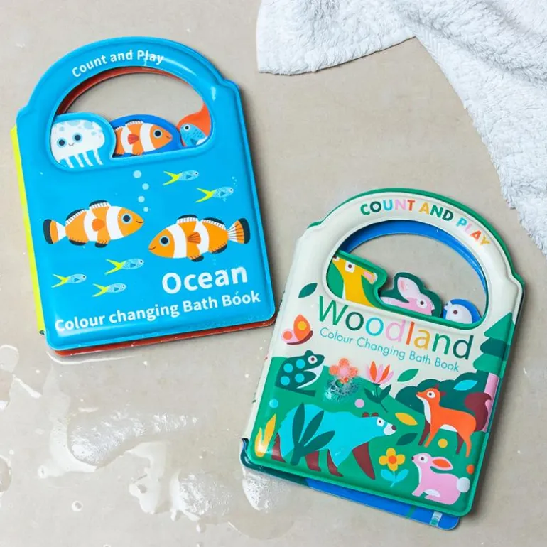 Livre de bain aux couleurs changeantes - Woodland