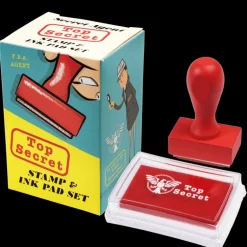 Lot de Tampon et d'Encre Top Secret