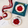 Mini kit au point de croix - Coccinelle