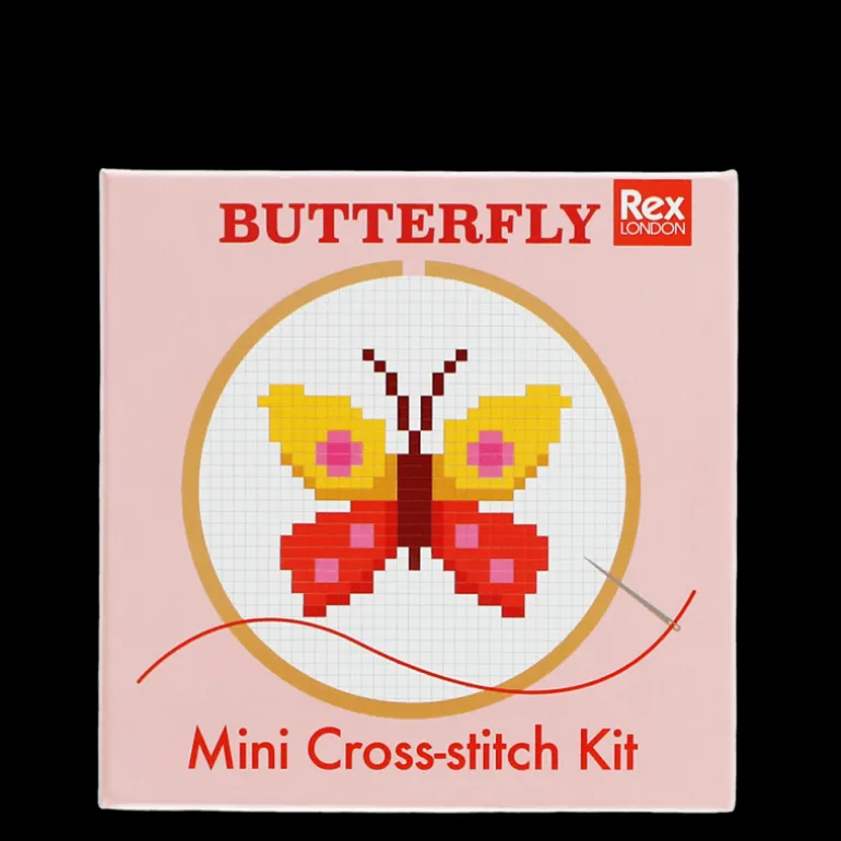 Mini kit au point de croix - Papillon