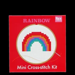 Mini kit au point de croix - Arc-en-ciel