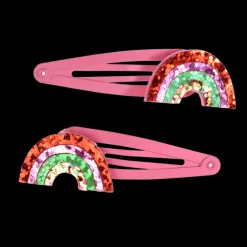 Pinces à Cheveux Paillettes Arc-En-Ciel (Lot de 2)