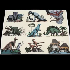 Poster Phosphorescent Prehistoric Land