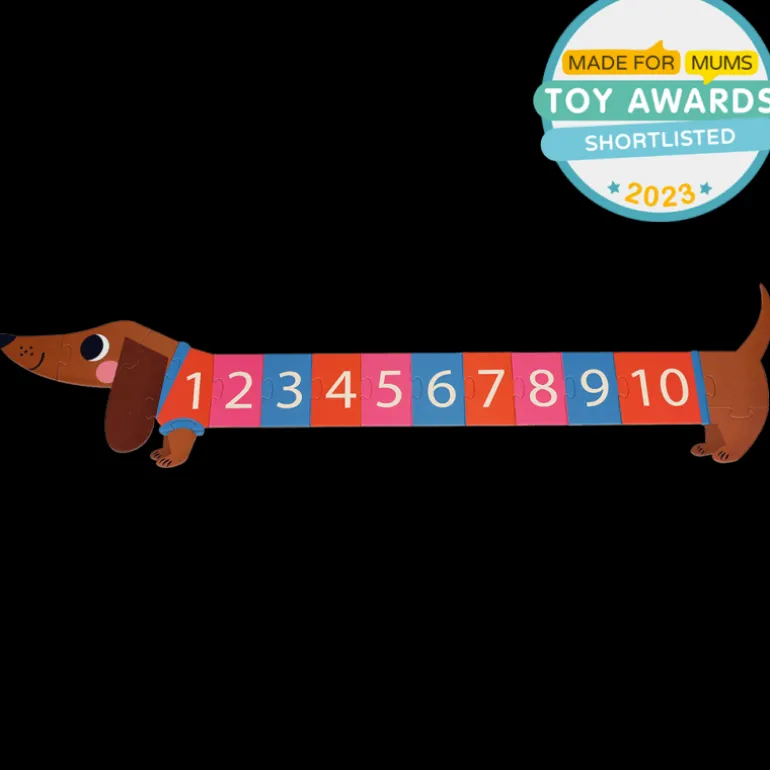 Puzzle a Numéros Chien Saucisse