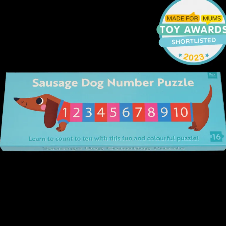 Puzzle a Numéros Chien Saucisse