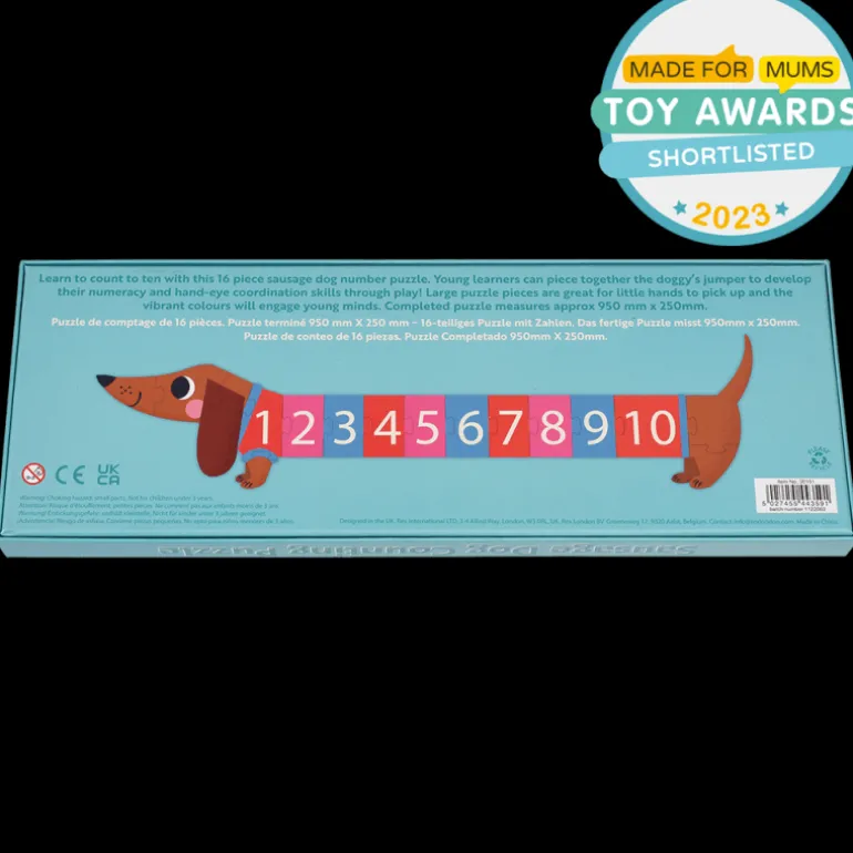 Puzzle a Numéros Chien Saucisse