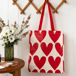 Sac shopping recyclé - Coeurs