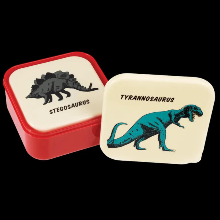 Set de 3 Boîtes à Goûter Prehistoric Land
