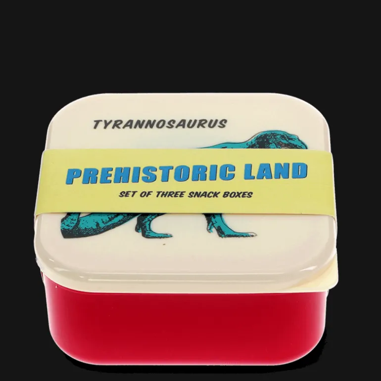 Set de 3 Boîtes à Goûter Prehistoric Land