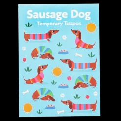 Tatouages ​​temporaires - Sunny Sausage Dog