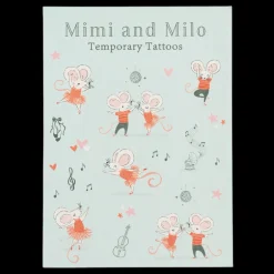Tatouages Temporaires Mimi et Milo (2 Feuilles)