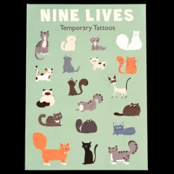 Tatouages Temporaires Nine Lives (2 Feuilles)