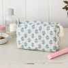 Trousse de maquillage matelassée - Cornflower